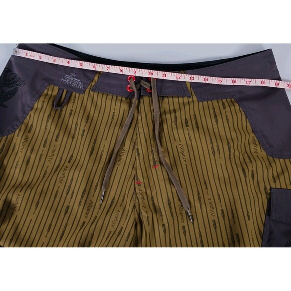 Allyance Men's Shorts Size 38 Cargo Pocket Olive Gray - Picture 9 of 14